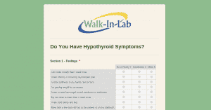 Hypothyroid Assessment Screenshot