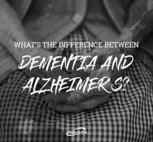 What's the difference between dementia and alzheimer's?
