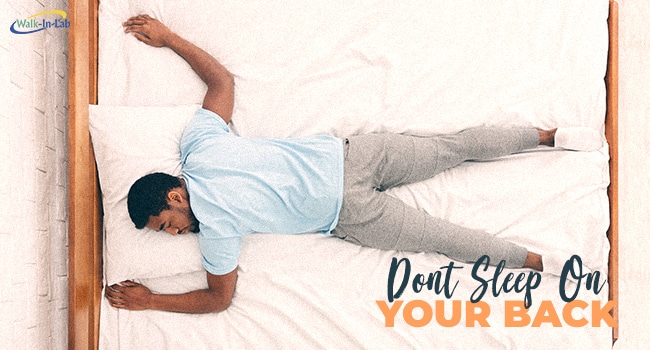 Unexpected Reasons For Snoring 1 - Don't sleep on your back