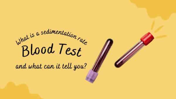 What is a sedimentation rate blood test and what can it tell you?